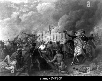 Die Schlacht von New Orleans 8. Januar 1815. Stockfoto