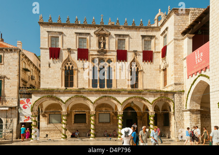 Sponza-Palast, Dubrovnik, Kroatien Stockfoto