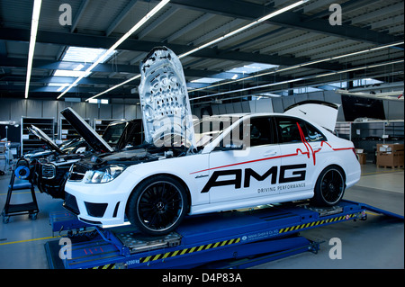 Affalterbach, Deutschland, Mercedes-AMG Workshop Stockfoto