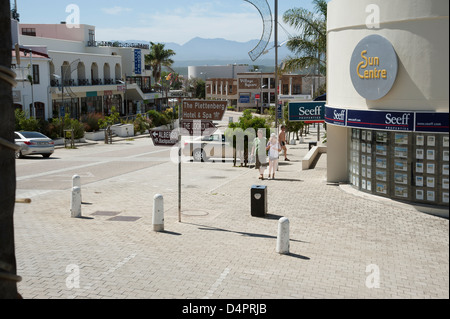 Plettenberg Bay eine beliebtes touristisches Küstenstadt an der Garden Route. Südafrika Stockfoto