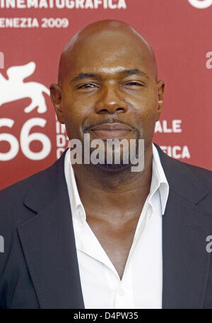 US-Regisseur Antoine Fuqua stellt während der 66. Filmfestspiele von Venedig im Palazzo del Casino in Venedig, Italien, 3. September 2009. Das Festival läuft vom 02 bis 12. September 2009. Foto: Hubert Boesl Stockfoto