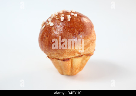 Brioche A leichte Roll reich mit Eiern und Butter und etwas süß Stockfoto