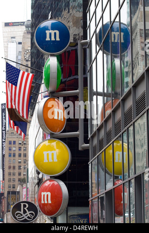 M & M Store weltweit USA Stockfoto