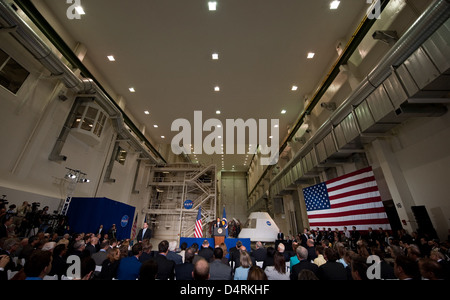 Kennedy Space Center in Obama Besuch (201004150017HQ) Stockfoto