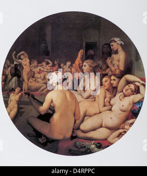 Das türkische Bad, 1862 von Jean-Auguste-Dominique Ingres Louvre Museum Stockfoto