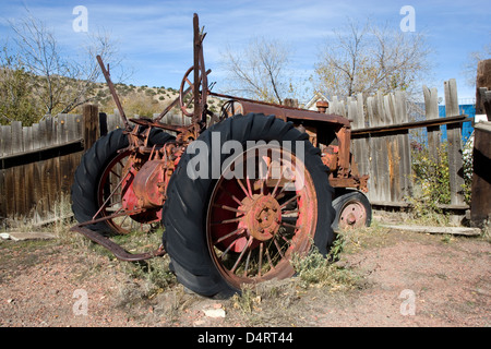 Madrid: Oldtimer-Traktor Stockfoto