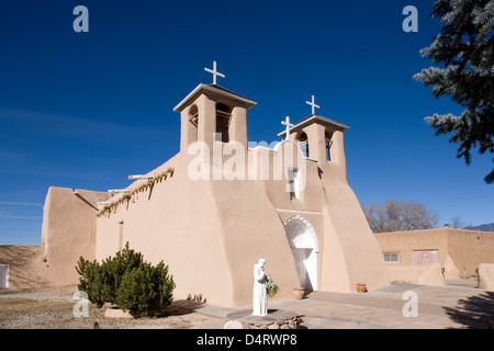 Rancho de Taos: Kirche von San Francisco de Asis Stockfoto