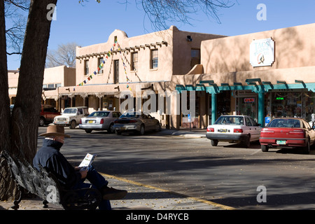 New Mexico: Taos Altstadt Stockfoto