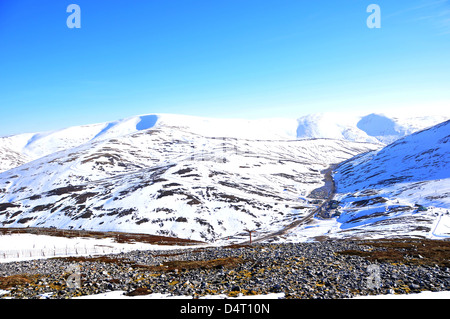 An der Spitze der Butchart getroffen, Glenshee Stockfoto