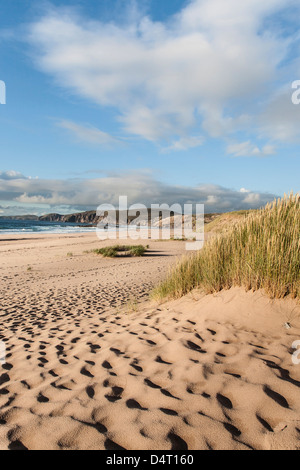 Der Strand am Sandwood Bay in Sutherland, Schottland. Stockfoto