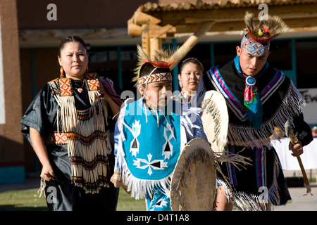 Albuquerque: Indian Pueblo Cultural Center/Pferd Tanz Stockfoto