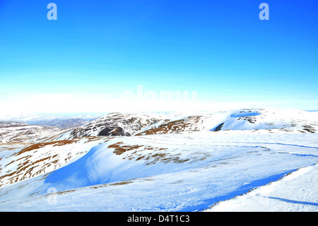 Spitze der Glas Maol, Glenshee Stockfoto