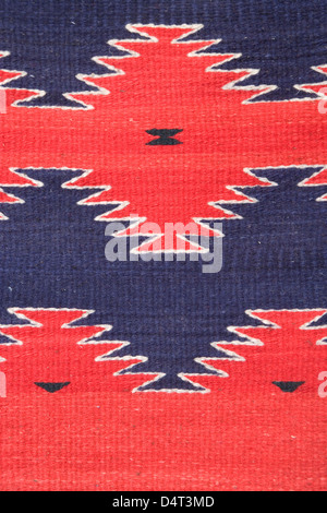 Santa Fe: ethnische indische Teppich/Decke Stockfoto