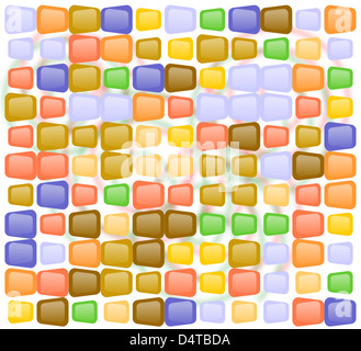 Retro Quadrate Hintergrund Stockfoto