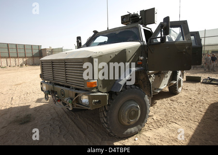 Die deutsche Armee ATF Dingo gepanzerten Fahrzeug. Stockfoto