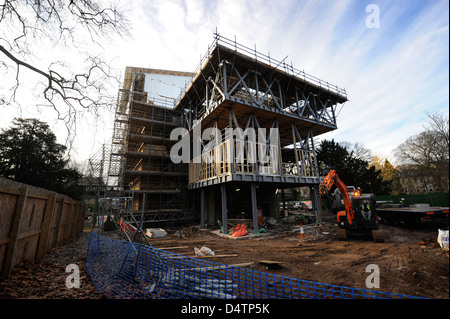 Gesamtansicht des Holburne Museum of Art in Bad während seiner Renovierung Nov 2009 Stockfoto