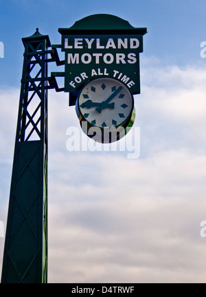 Leyland Motors Uhr, Leyland, Lancashire Stockfoto