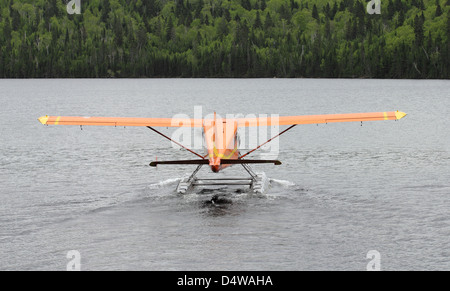 Orange Flugzeug Stockfoto