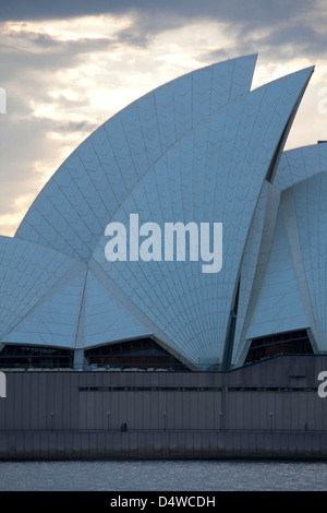 Schließen Sie Details der Segel Sydney Opernhaus Sydney Australia Stockfoto