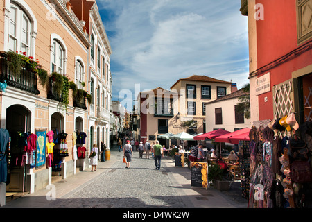 LA PALMA. SANTA CRUZ DE LA PALMA Stockfoto