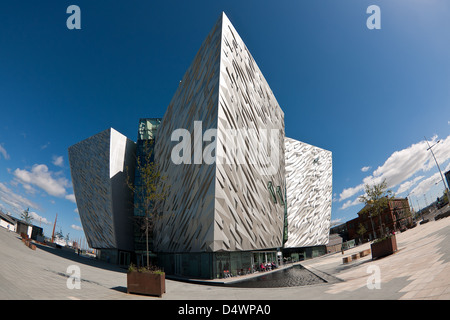 Titanic Signature building Museum Belfast Irland titanic Viertel Touristenattraktion Stockfoto