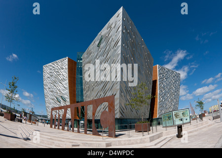 Titanic Signature building Museum Belfast Irland Quartal Projekt touristische Attraktion Stockfoto