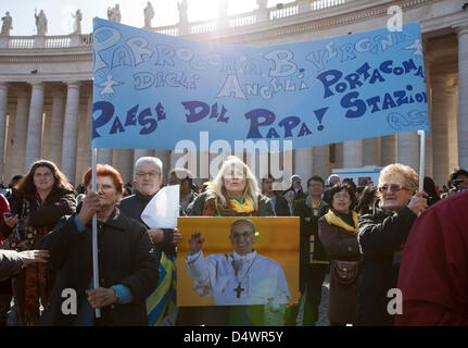 Vatikan, Italien. 19. März 2013. Papst Francis ich Einweihung Masse Roma, Italien. Kredit-19. März 2013: Stephen Bisgrove / Alamy Live News Stockfoto