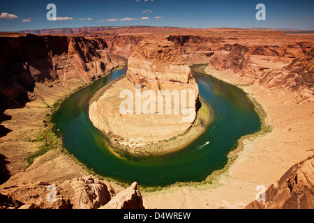 Der Horseshoe Bend am Colorado River, Arizona, USA. Stockfoto