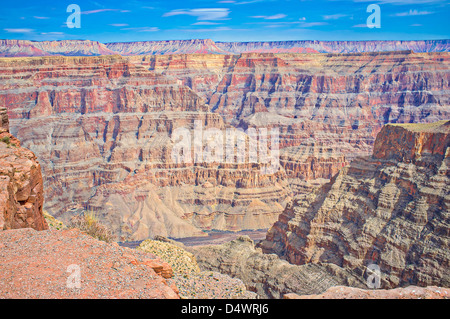 Grand Canyon aus Guano Point, West Rim, Arizona, USA Stockfoto