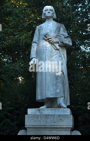 Weimar, Deutschland, Denkmal des berühmten Komponisten Franz Liszt Stockfoto