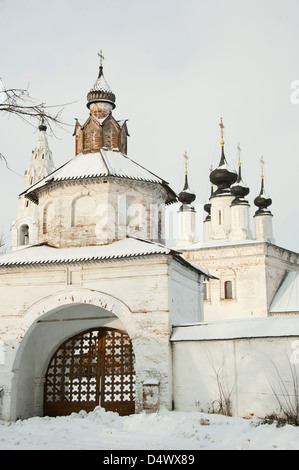 Das Alexandrovsky Kloster (17 Jh.), Susdal, Russland Stockfoto