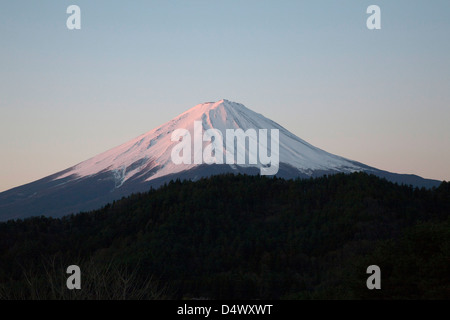 Sonnenaufgang am Mount Fuji, Fuji-San (), der höchste Berg in Japan Stockfoto