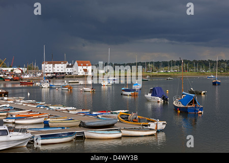 Deben Sie durch den Fluss in Woodbridge Stockfoto