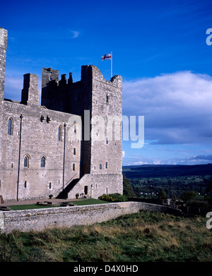 Die von Bolton Castle am frühen Abend Wensleydale Yorkshire Dales National Park Yorkshire England Halten Stockfoto