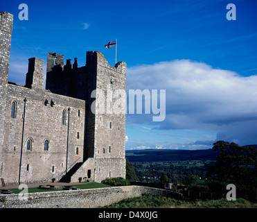 Die von Bolton Castle am frühen Abend Wensleydale Yorkshire Dales National Park Yorkshire England Halten Stockfoto