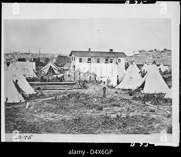 Schmuggelware Camp, Richmond, Virginia, 1865. Stockfoto