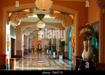 Atlantis Hotelinterieur, Dubai, Vereinigte Arabische Emirate Stockfoto