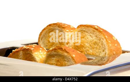 Brot Toaster closeup Stockfoto