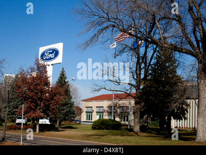 Montagewerk von Ford Twin Cities, im 19. Dezember 2011 geschlossen. St Paul Minnesota MN USA Stockfoto