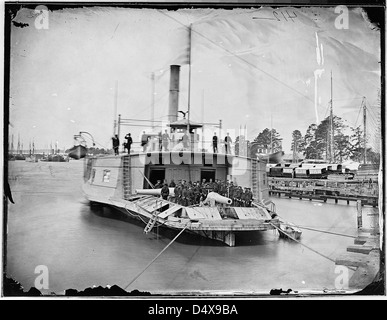 Gun Boot auf die Pamunkey River, Va Stockfoto