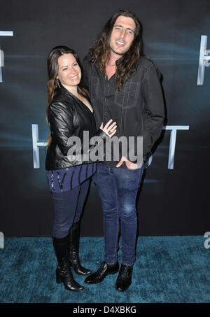 Los Angeles, Kalifornien, USA 19. März 2013.  Holly Marie Combs, Teilnahme an der Los Angeles-Premiere von "The Host" im Arclight Cinerama Dome in Hollywood statt. Kredit Bild: Kredit-: D. Long/Globe Photos/ZUMAPRESS.com/Alamy Live-Nachrichten Stockfoto