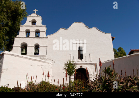 Kapelle von der Mission Basilica San Diego de Alcalá in San Diego, Kalifornien, Vereinigte Staaten von Amerika, USA Stockfoto