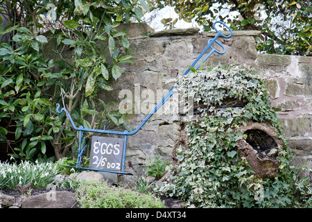 Heysham Lancashire, England einen alten Pflug Stockfoto