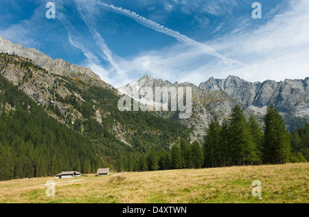 Blick auf die Berge Stockfoto