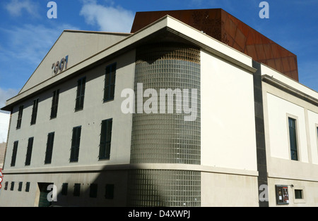 Teatro Guimerá, Santa Cruz De Tenerife, Kanarische Inseln, benannt nach lokalen Dramatiker Angel Guimerá Stockfoto