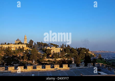 Israel Jerusalem, Hagia Maria Sion Abtei (früher bekannt als die Abtei von Dormition der Jungfrau Maria) Stockfoto