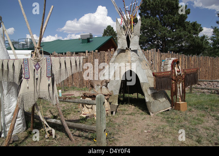 Native American Teepe Stockfoto