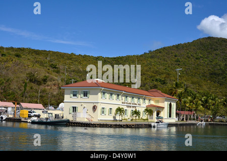 Besucherzentrum, Virgin Islands Nationalpark, Cruz Bay, St. John, US Virgin Islands. Stockfoto