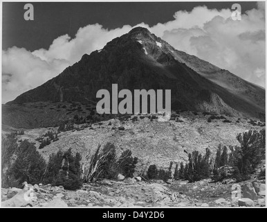 Pinchot Pass, Mt. Wynne, Kings River Canyon (vorgeschlagen als Nationalpark), Kalifornien, 1936. Stockfoto