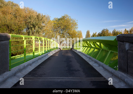 Kuh-Brücke, Hackney Sümpfe designed by Webb Yates Ingenieure und Amin Taha Stockfoto